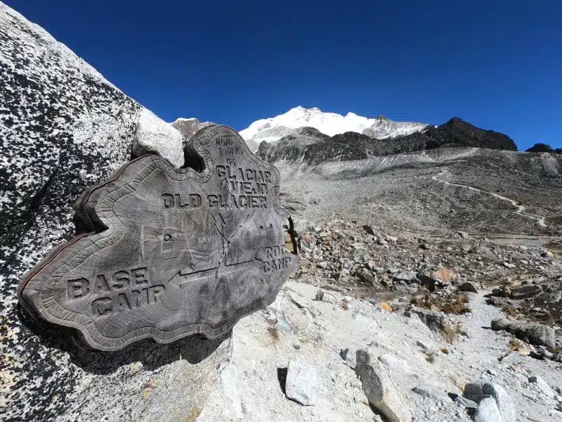 Huayna Potosi base camp