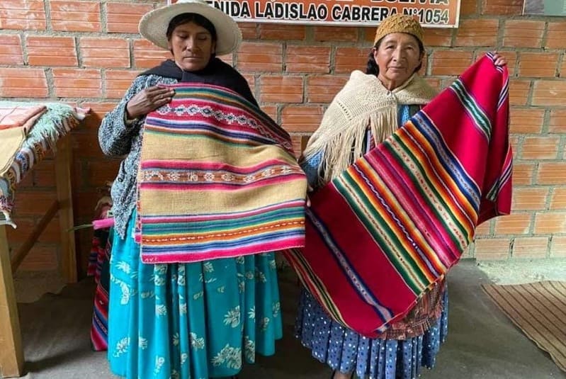 Bolivian Traditional Clothes-Aymara shawl